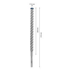 Broca EXPERT SDS-PLUS 7X de 17 x 250 x 315mm Bosch 2608900137