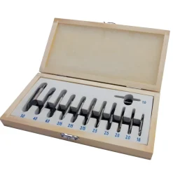 Brocas de centro, 12 peças, 1-5 mm, métricas Holzmann ZBS12TLG