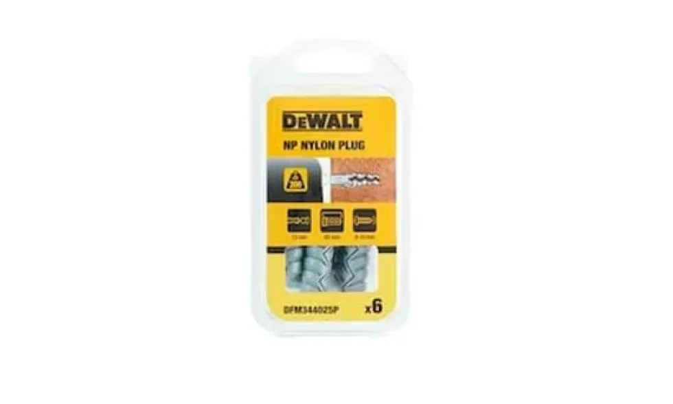 Buchas de Expansão Nylon NP 12x60mm Dewalt DFM344025P
