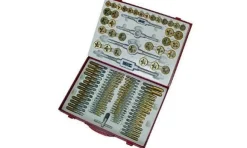 Caixa de Matrizes e Machos Métricos 110 Peças M2-M18 Holzmann GBM110TIN