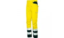 Calças Gordon de Alta Visibilidade Amarelo / Azul Industrial Starter 04510