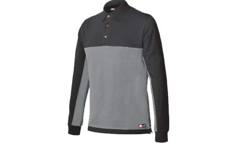 Camisa Polo de Manga Comprida Bicolor Industrial Starter 8776