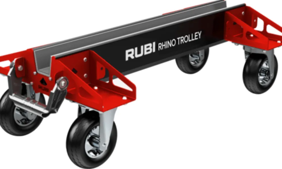 Carrinho de Transporte Rhino 250kg Trolley Rubi 28912