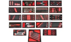 Carro de Ferramentas 7 Gavetas + 259 Peças Kroftools 8502PRE
