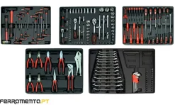 Carro de Ferramentas 170 Pcs 7 Gavetas Kroftools 8610