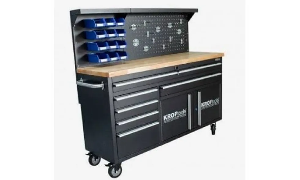 Carro de Trabalho 60" com Painel Perfurado Kroftools 8626