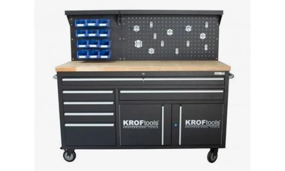 Carro de Trabalho 60" com Painel Perfurado Kroftools 8626