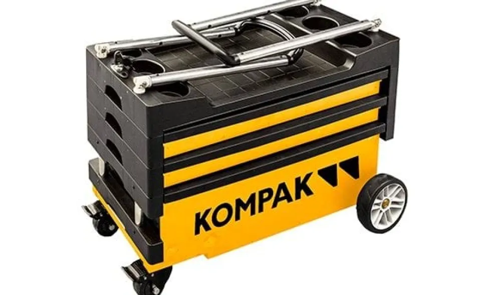Carro Ferramentas Dobrável 2 Gavetas Kompak KT01