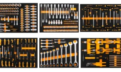 Carro Ferramentas 7 Gavetas Com 252Pcs Kompak LZ01