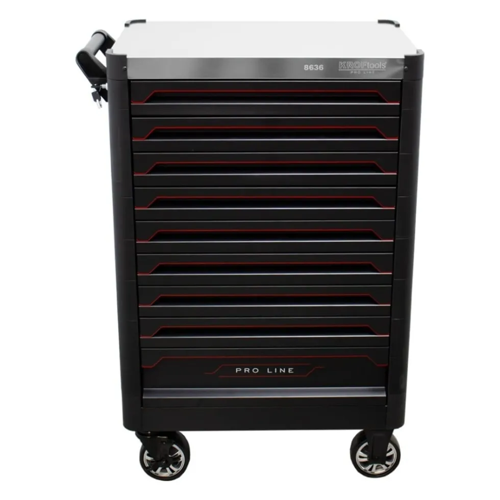 Carro Ferramentas Proline 9 Gavetas 318 Peças Kroftools 8637