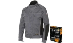 Casaco de proteção ISSA STRETCH Cinzento Industrial Starter 8845B