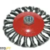 Catrabucha circular entrançada inox retorcido M14x115mm Macfer 0260060
