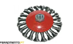 Catrabucha circular entrançada inox retorcido M14x115mm Macfer 0260060