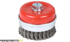 Catrabucha Metal tipo vaso arame entrançado M14x100mm MACFER 026.0020