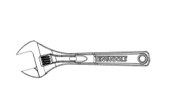 Chave ajustável de 8" Teng tools