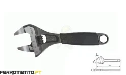 Chave Ajustável Rebaixada 6" Bahco 9029-T