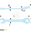 Chave Combinada com Roquete 13mm Facom 467B.13