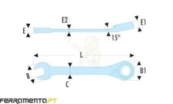 Chave Combinada com Roquete 10mm Facom 467B.10
