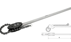 Chave Corrente Para Tubos Bahco 372-1.1/2