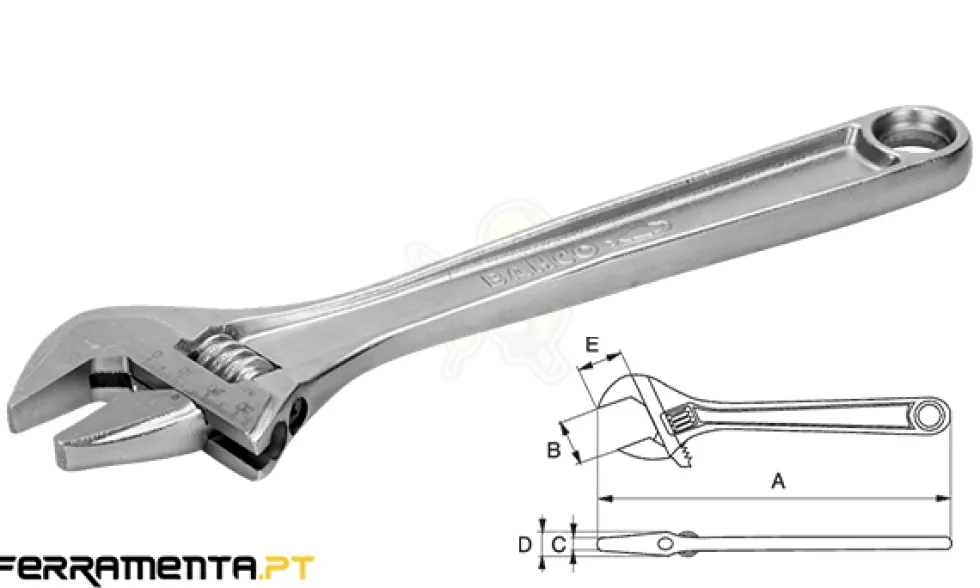 Chave Crescente 15" Bahco 8074 C