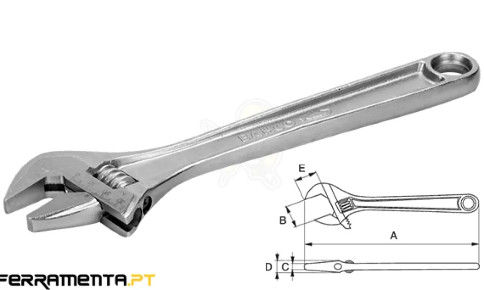 Chave Crescente Fosfatada 110 x 13 mm Bahco 8069C