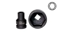 Chave Curta 1/2” Impacto 15mm Hexagonal Kroftools 1215