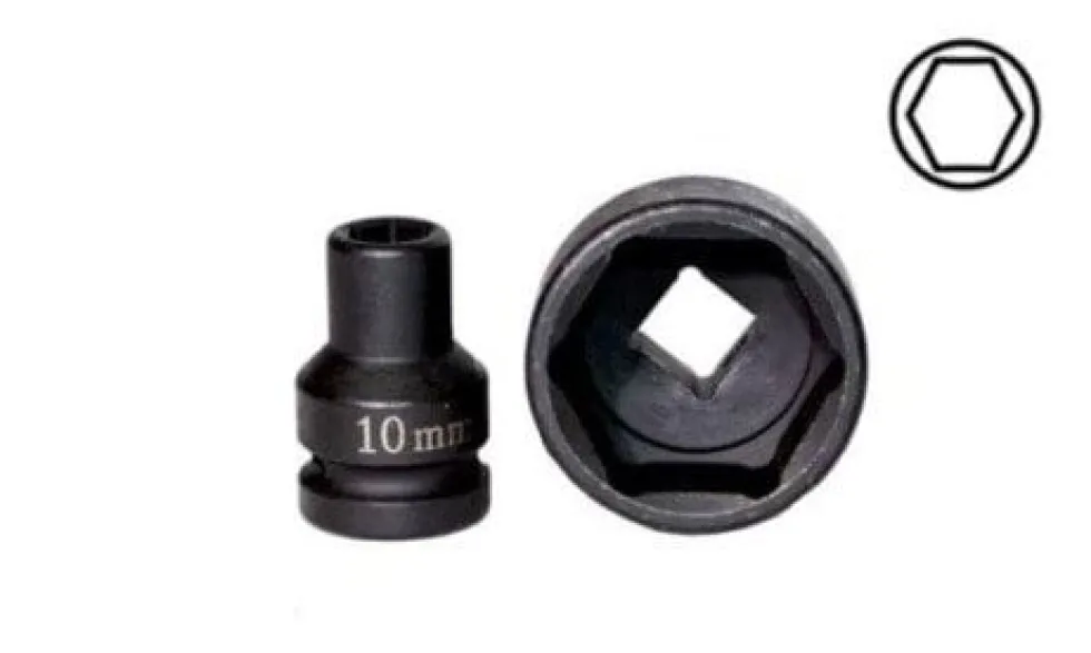 Chave Curta 1/2” Impacto 19mm Hexagonal Kroftools 1219
