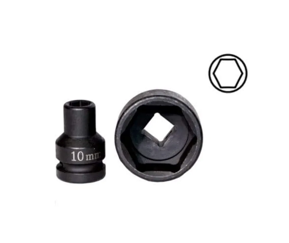 Chave Curta 1/2” Impacto 13mm Hexagonal Kroftools 1213