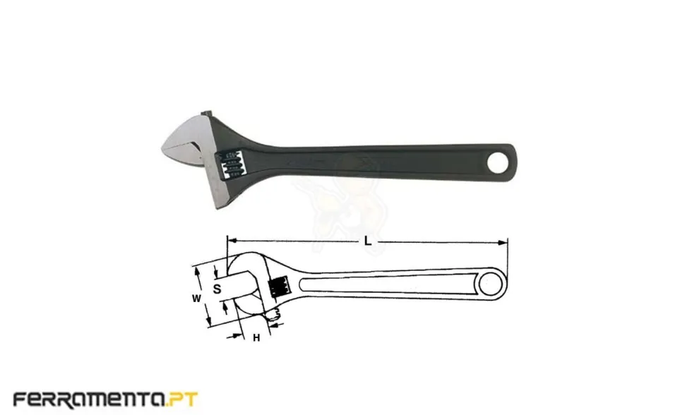 Chave de Aperto Ajustável 24 mm Teng Tools 4002