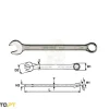 Chave de Boca Luneta 11 mm Teng Tools 600511