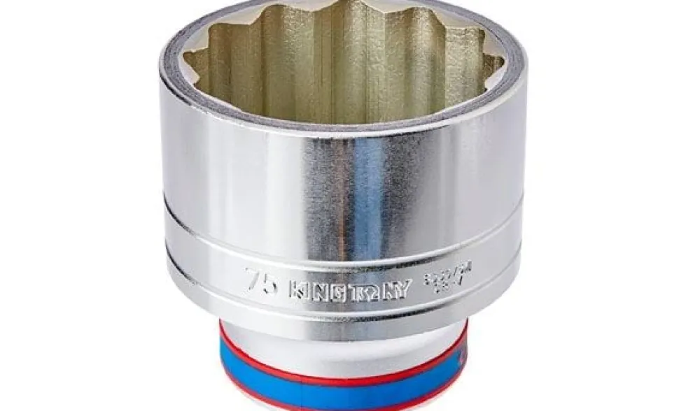 Chave de Caixa 1" de 12 pontos 75mm King Tony 833075M