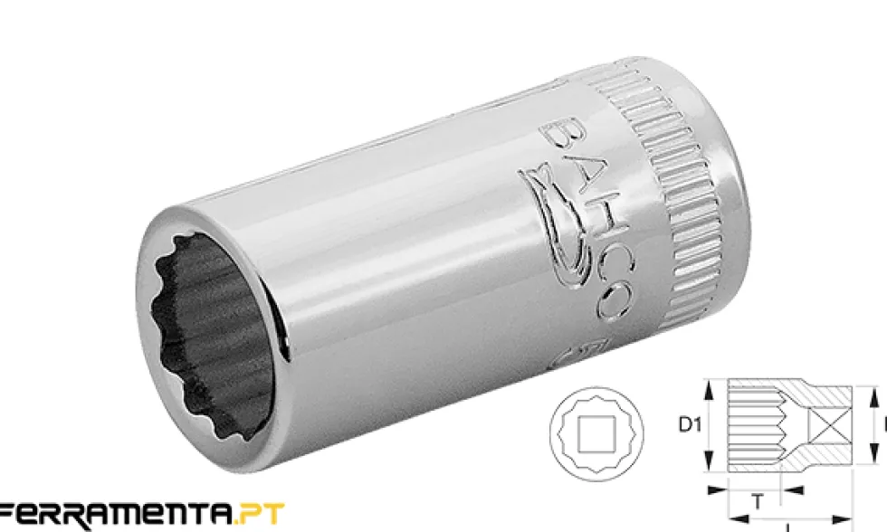 Chave de Caixa 12 Faces 9/32" Bahco SBA6700DZ-9/32
