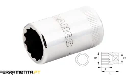 Chave de Caixa 16m 12 Faces Bahco 7800DM-16
