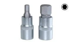 Chave de Caixa 1/2” 7mm Bit Curta Hexagonal Kroftools 126007