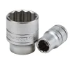 Chave de Caixa 1/2" 23mm Curta Hexagonal Kroftools 120623