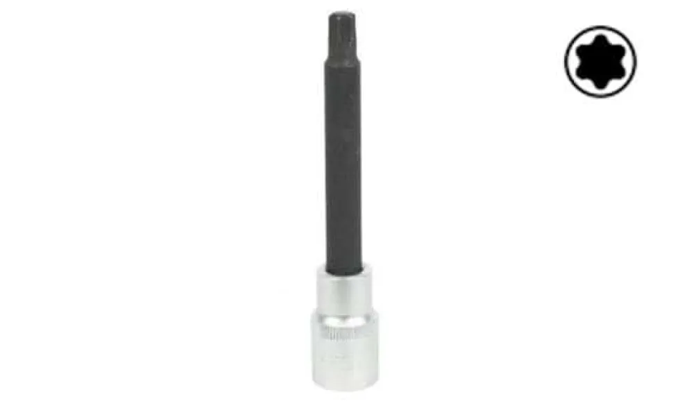 Chave de Caixa 1/2” T50 120mm Torx Redondo Kroftools 1261250