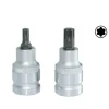 Chave de Caixa 1/2” T45 Ponta Torx Curta Kroftools 126045