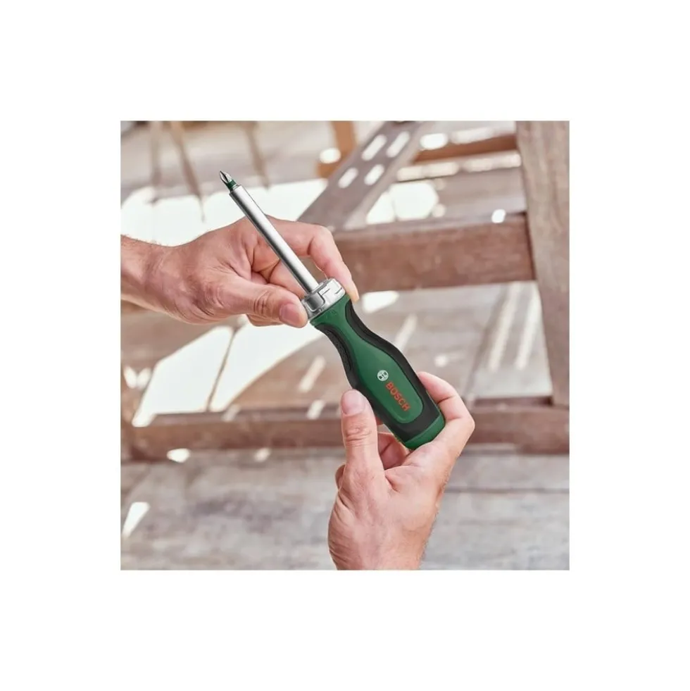 Chave de fenda com catraca e 12 pontas Bosch 1600A032V0