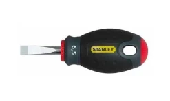Chave de Fenda Extra Curta 6.5x30mm p/ Eletricista Stanley 0-65-404