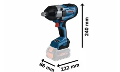 Chave de impacto 3/4'' 1050Nm Bosch GDS 18V-1050 H Professional