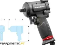 Chave de Impacto Pneumática 1/2" 860Nm Facom NS.1600F