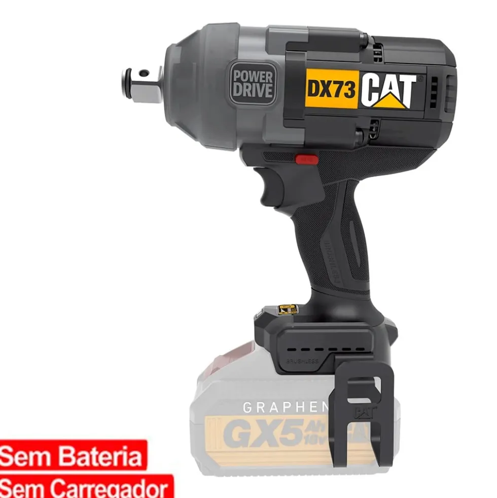 Chave de Impacto 18V 1700N.m Cat DX73B