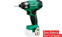 Chave De Impacto 1/4" 12V 110Nm Hikoki WH12DAW4Z