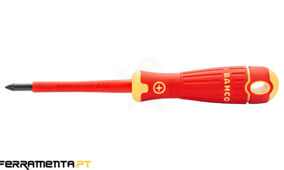 Chave de Parafusos Pozidriv PZ0 Isolada Bahco B142.000.075