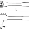 Chave de Roquete 1/2" Isolada 1000VBahco 8150-1/2V
