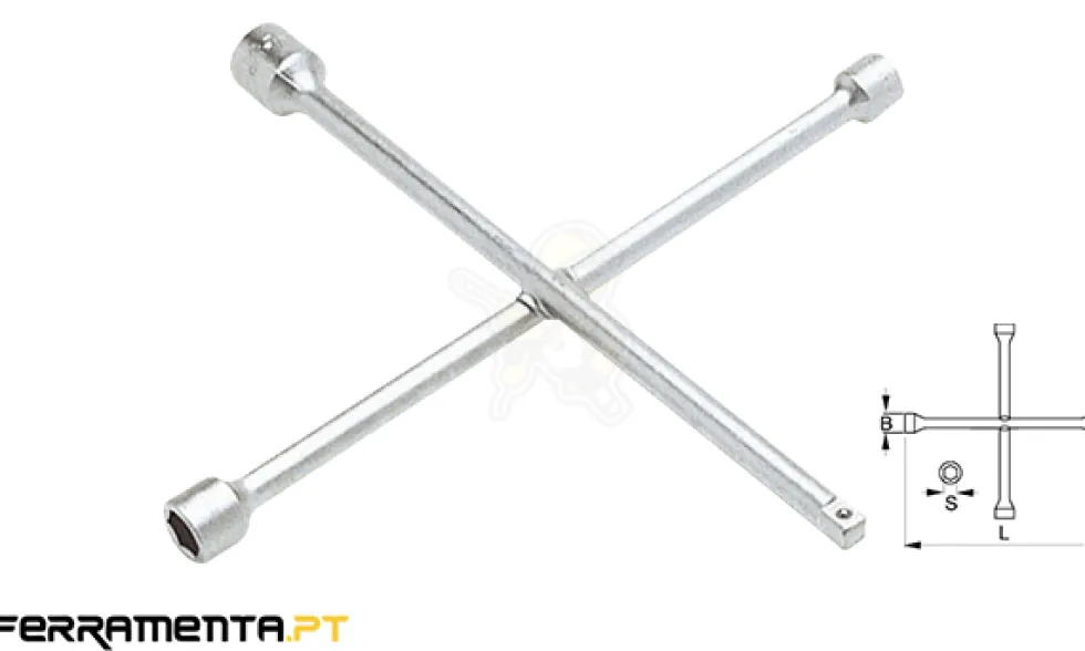 Chave em Cruz 3/4" P/ Rodas Bahco BWXW2