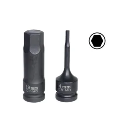 Chave 1/2” Impacto 17mm Hexagonal Kroftools 125017