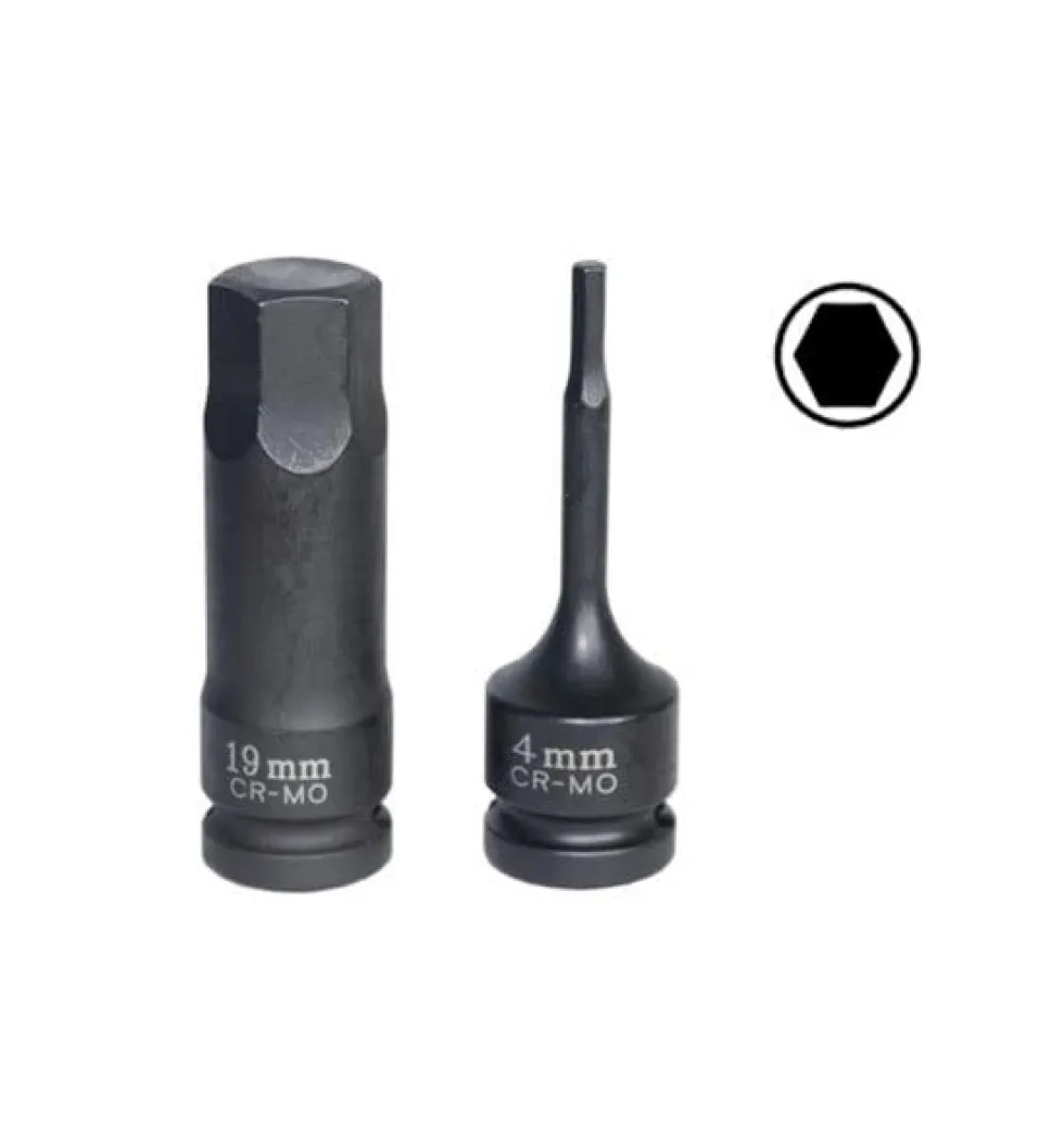 Chave 1/2” Impacto 17mm Hexagonal Kroftools 125017