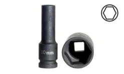 Chave Longa 1/2” Impacto 27mm Hexagonal Kroftools 1227L