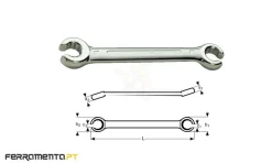 Chave Luneta Aberta 14x15 mm Bahco 1949M-14-15